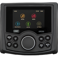 GME GR350BTB Bluetooth AM/FM Marine Stereo - Black