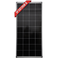 Enerdrive Solar Panel - 190w Mono Black Frame