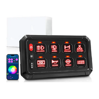 12 Volt Direct - 8 Way Digital Bluetooth Switch Panel