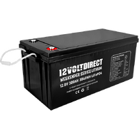 12 Volt Direct 300AH Weekender Series Lithium LiFePo4  Battery