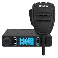 Uniden X80 Compact UHF CB Mobile, Dual/Triple Watch, 5W Transmission