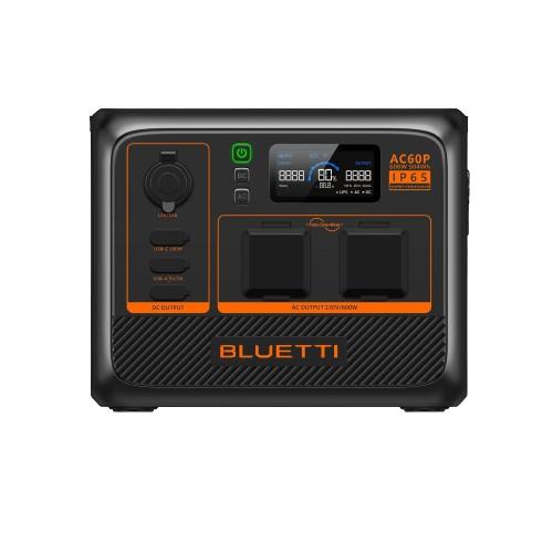 BLUETTI AC60P Portable Power Station | 600W 504Wh