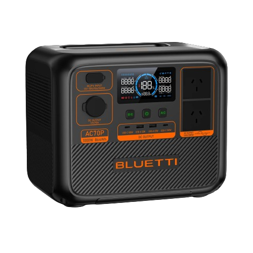 BLUETTI AC70P Portable Power Station | 1000W 864Wh