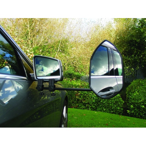 Milenco Falcon Mirror Convex - 1 Pair - Black