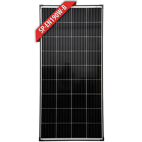 Enerdrive Solar Panel - 190w Mono Black Frame