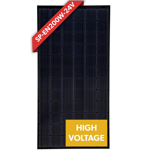 Enerdrive Solar Panel - 200w Mono 24v Black Frame