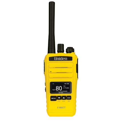 Uniden UH755-Y 80 UHF Channels, Yellow Edition, Same Features as UH755