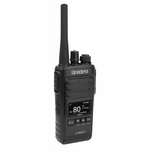 Uniden UH755 5 Watt UHF CB Splashproof Handheld Radio